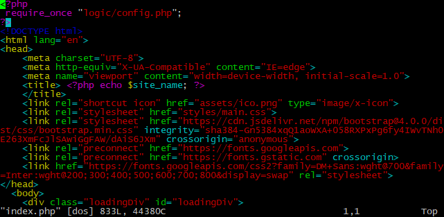 Текстовый редактор Vim